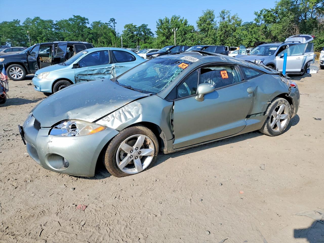 2008 Mitsubishi Eclipse GS, VIN 4A3AK24F88E014121 — Rollover