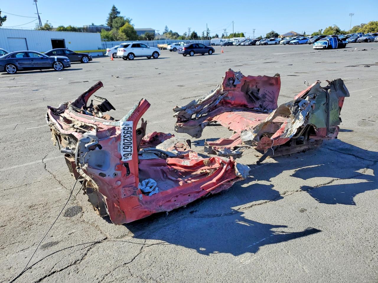 2005 Jeep Grand Cherokee Limited, VIN 1J4HR58205C528875 — Stripped