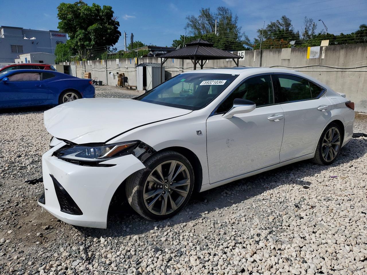 2020 Lexus ES 350 F Sport, VIN 58AGZ1B19LU073563 — Front end