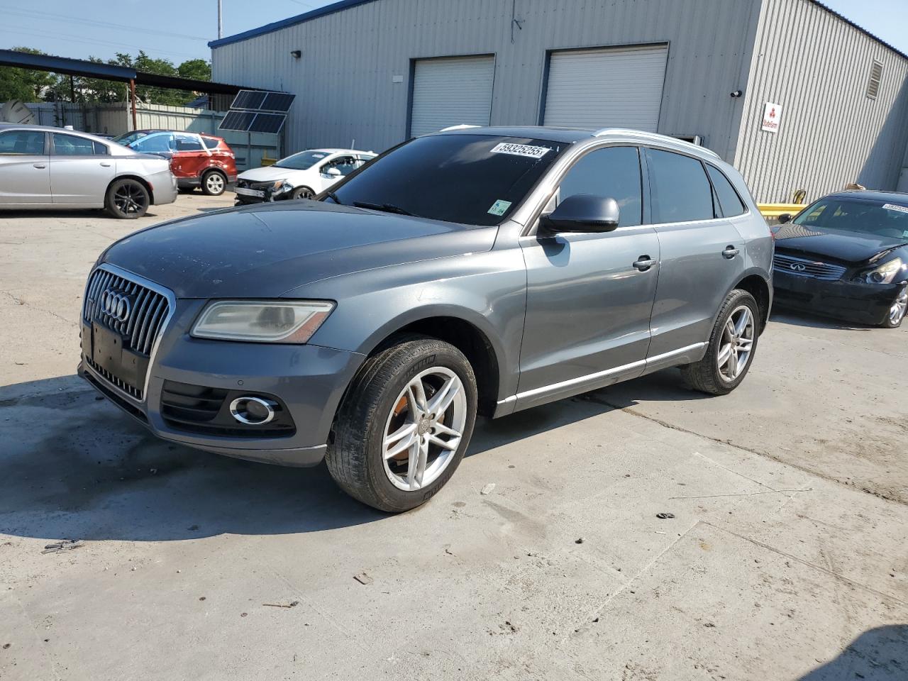 2014 Audi Q5 Premium Plus, VIN WA1LFAFPXEA053547 — Пожар в салоне