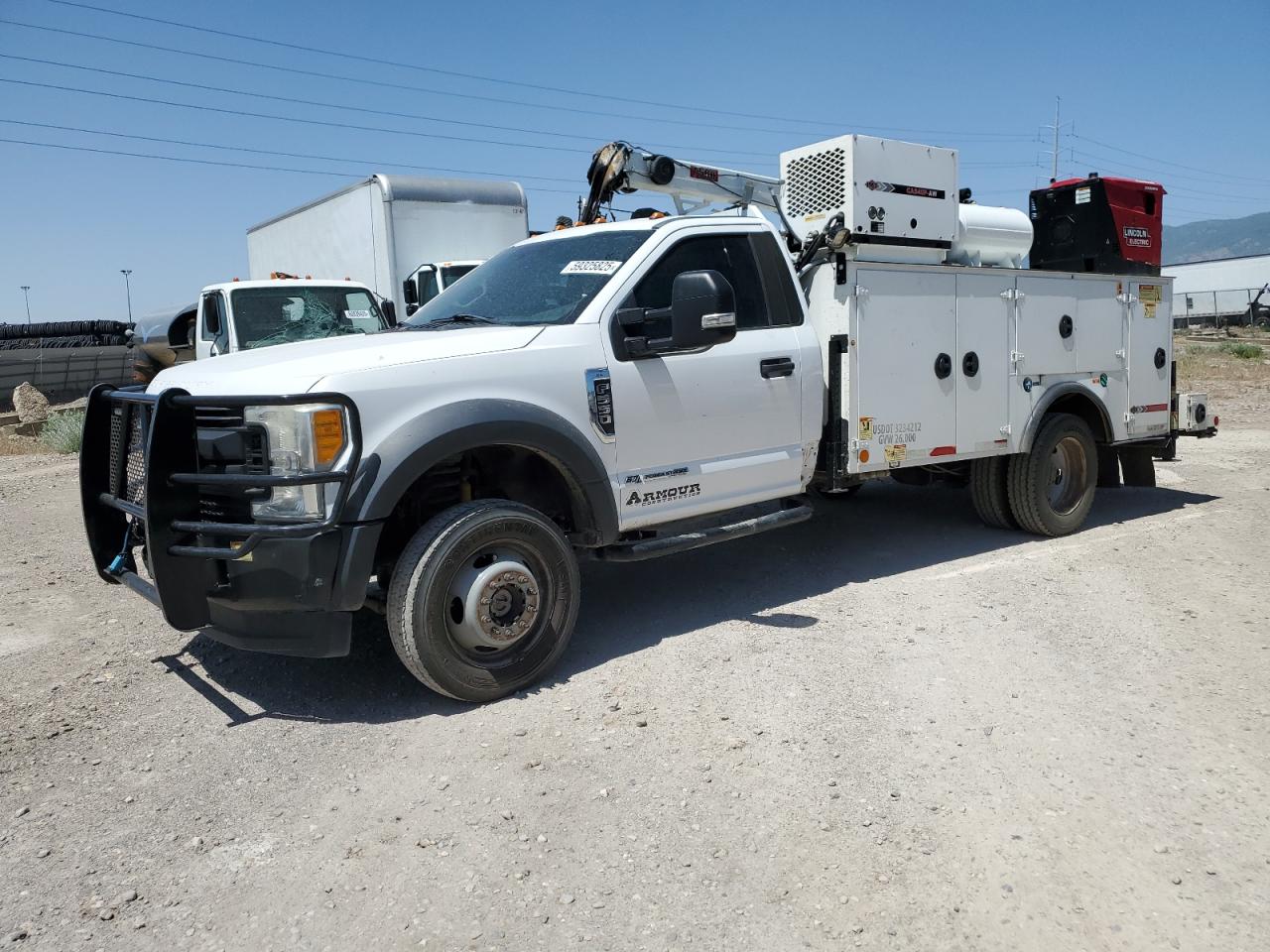 2017 Ford F-550 XL, VIN 1FDUF5HT0HDA09082 — Frame damage