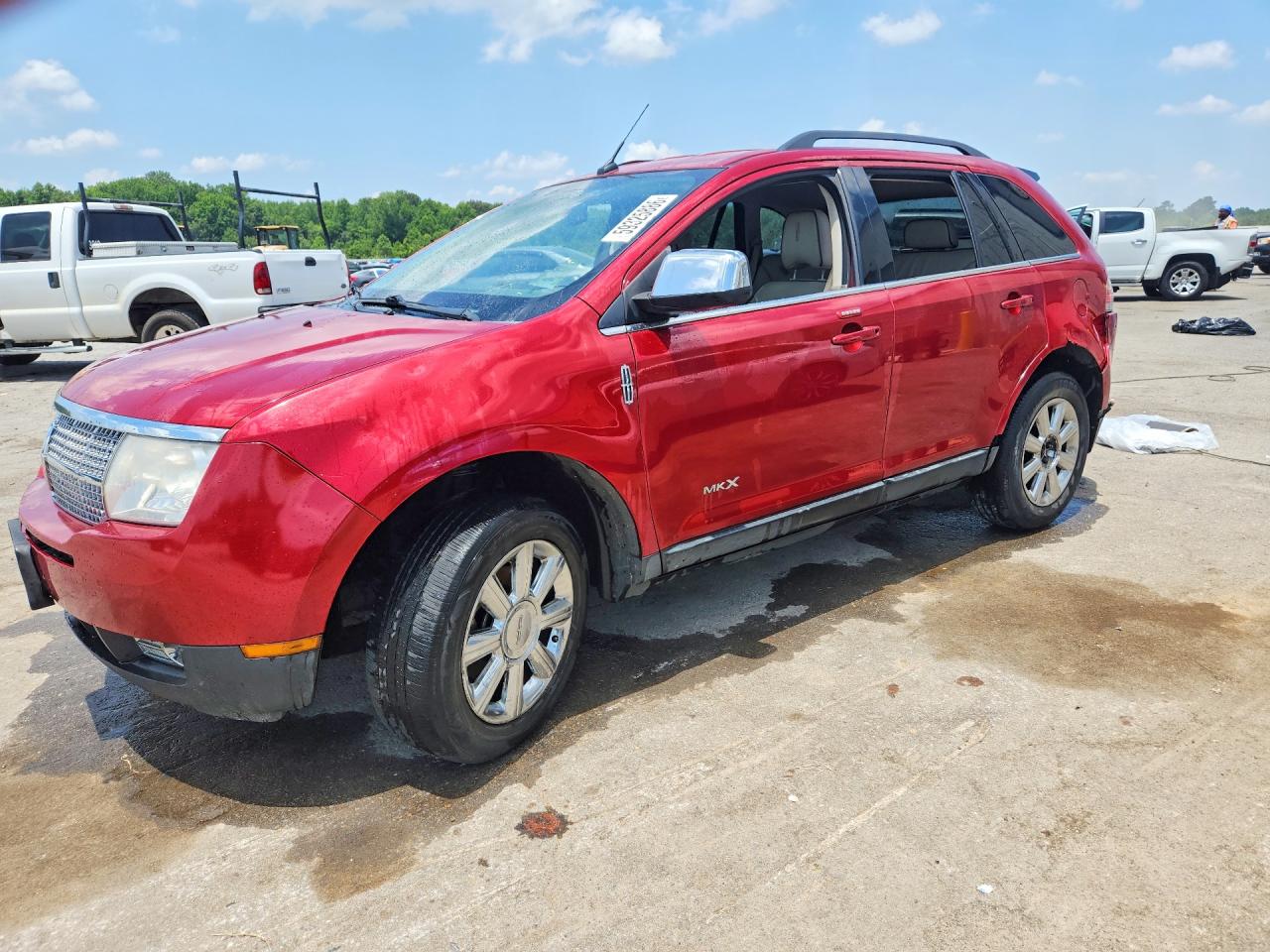 2008 Lincoln MKX, VIN 2LMDU88C68BJ30233 — Rear end