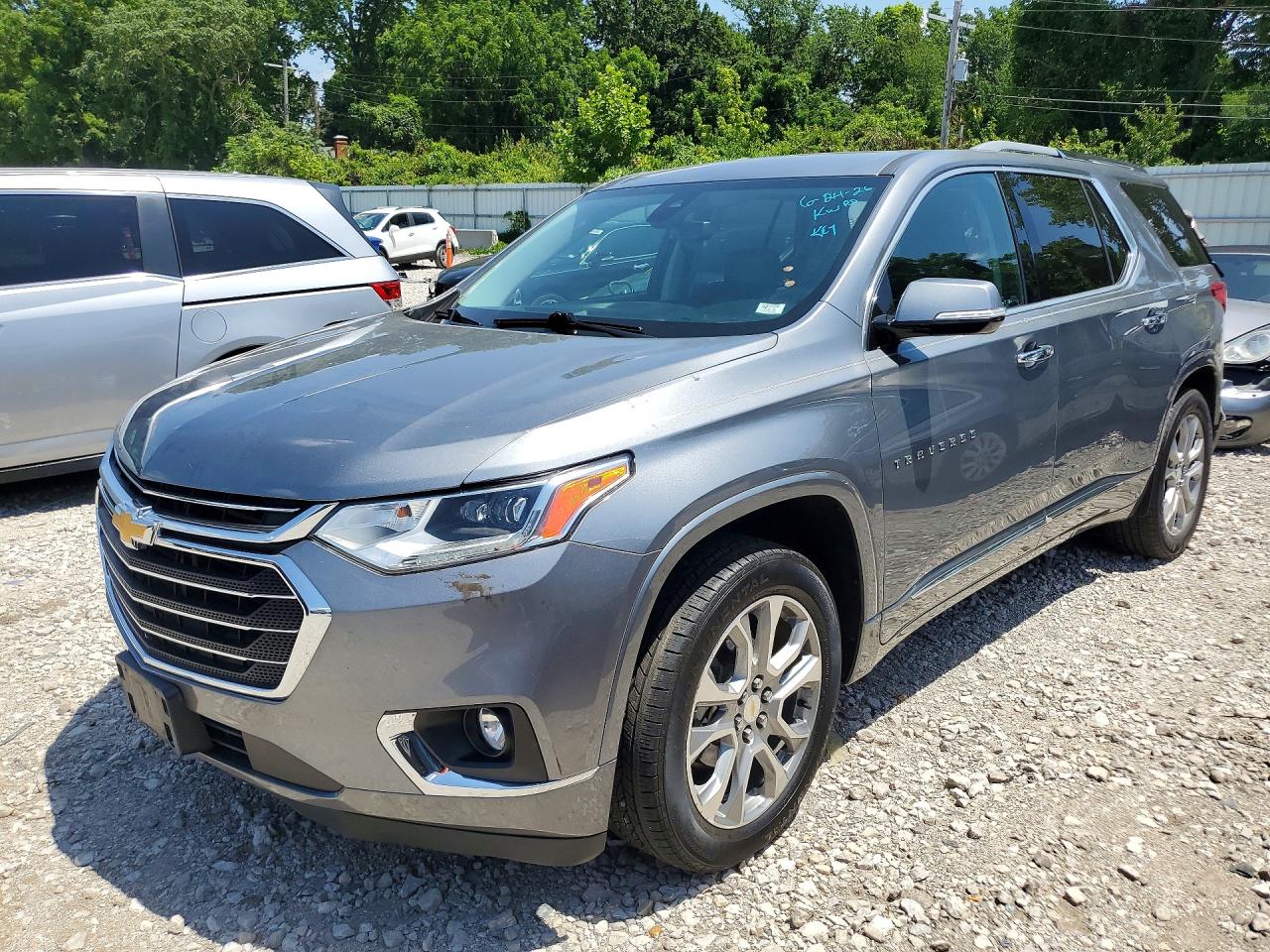 2018 Chevrolet Traverse Premier, VIN 1GNERKKW5JJ158314 — Rear end
