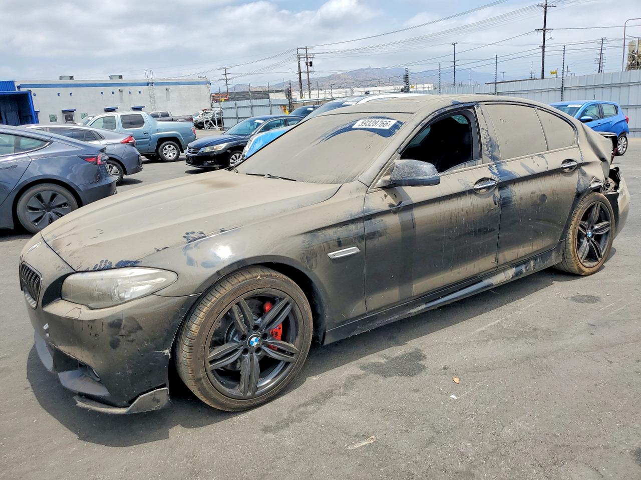 2016 BMW 5 Series 535i, VIN WBA5B1C55GG133655 — Rear end