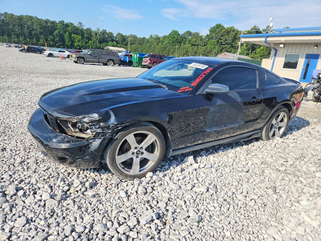 2012 Ford Mustang Premium, VIN 1ZVBP8AMXC5264495 — Front end