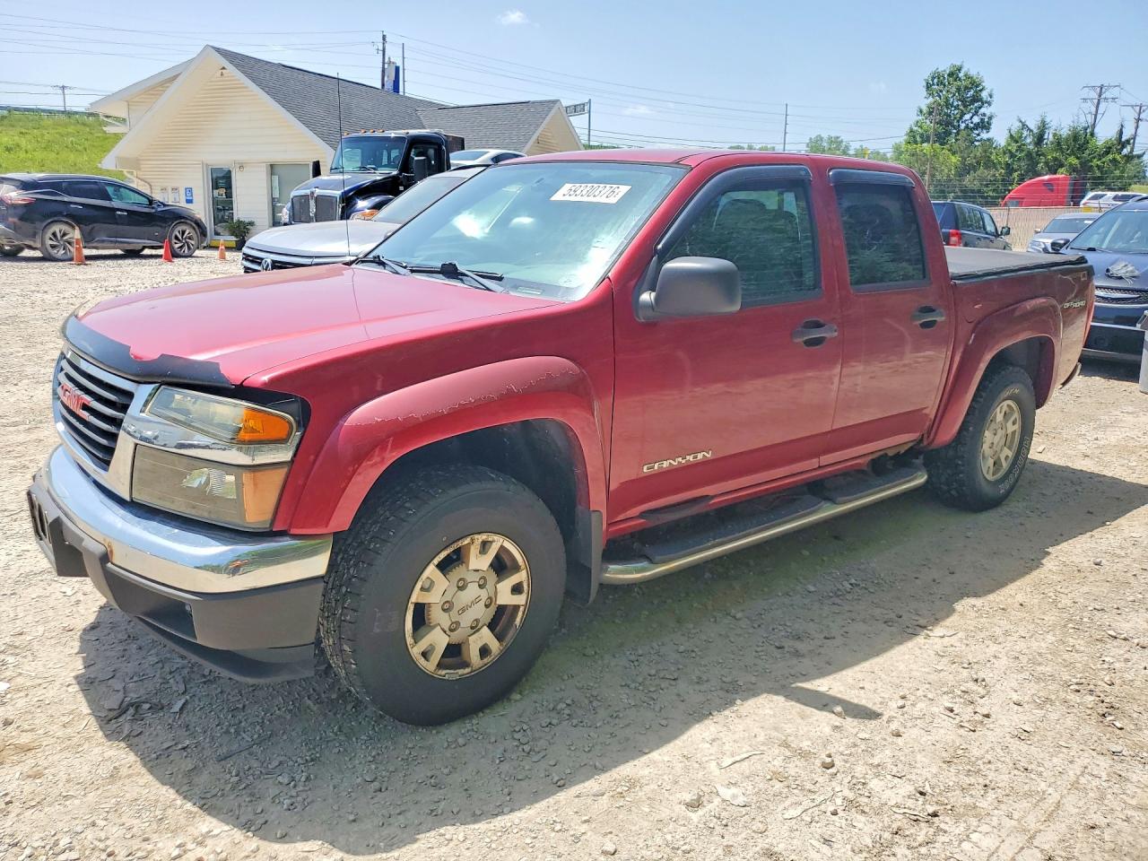 2005 GMC Canyon 1SF SLE Z71, VIN 1GTDT136558122666 — Перед