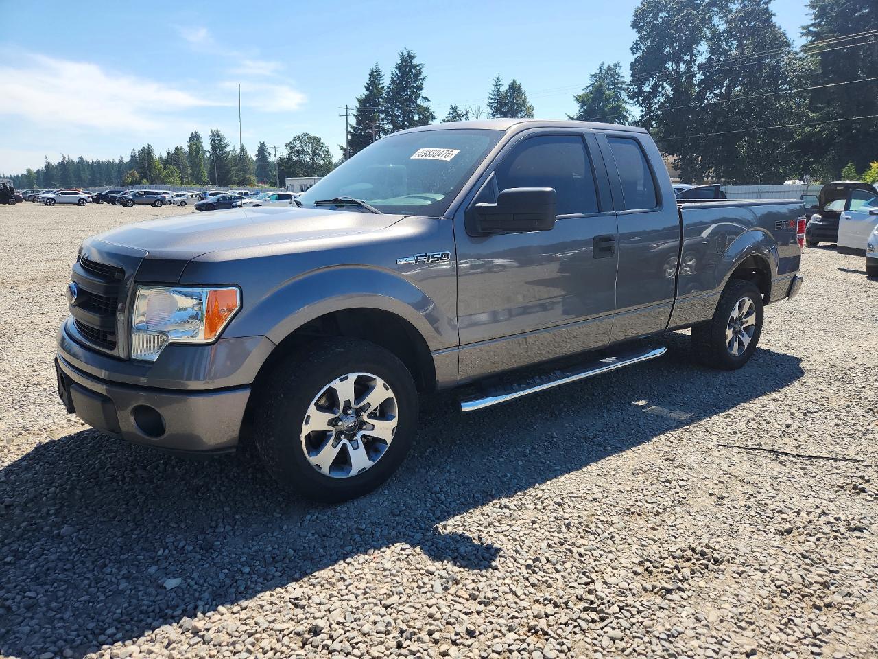 2013 Ford F-150 STX, VIN 1FTFX1CF1DFC61572 — Prior damage history