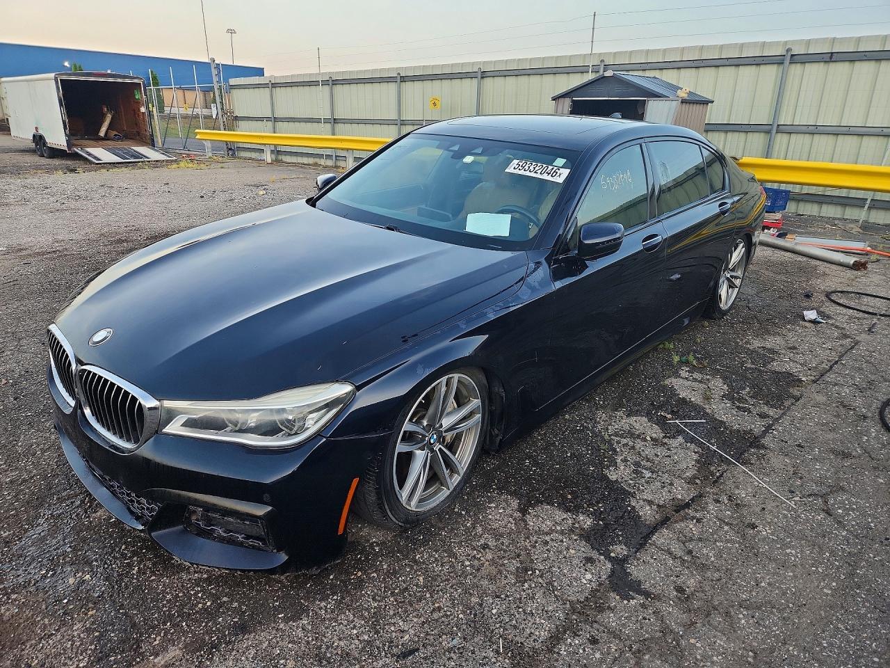 2016 BMW 7 Series 750i xDrive, VIN WBA7F2C55GG420836 — Front end