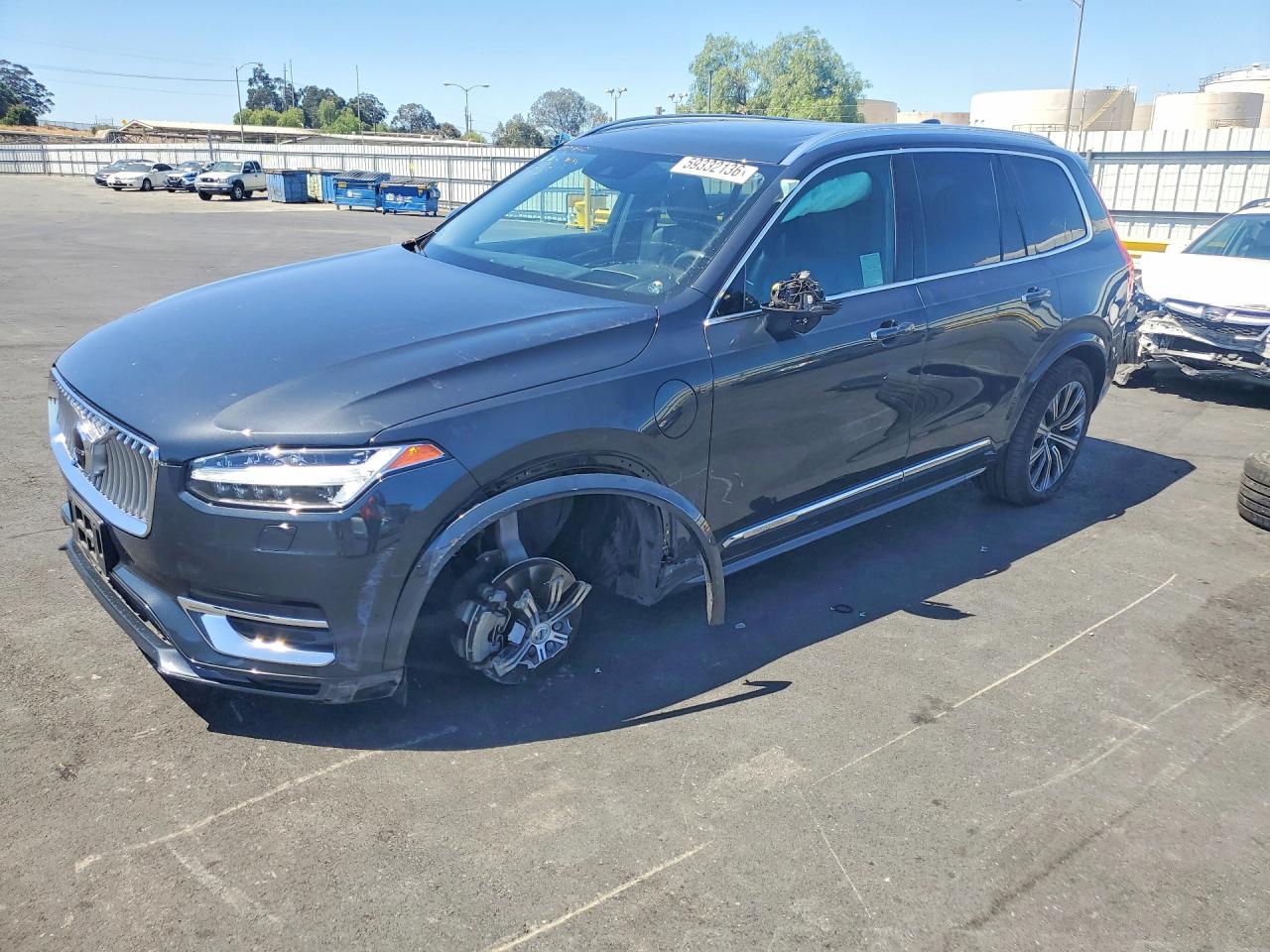 2021 Volvo XC90 Inscription Expression, VIN YV4BR0CL8M1713875 — Undercarriage