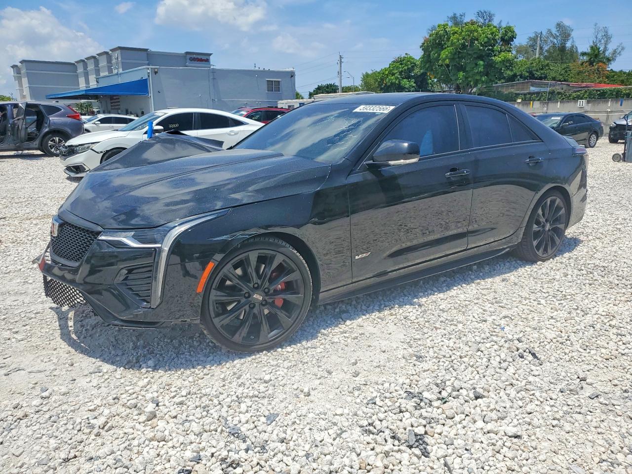 2021 Cadillac CT4 V-Series, VIN 1G6DD5RL4M0128427 — Перед