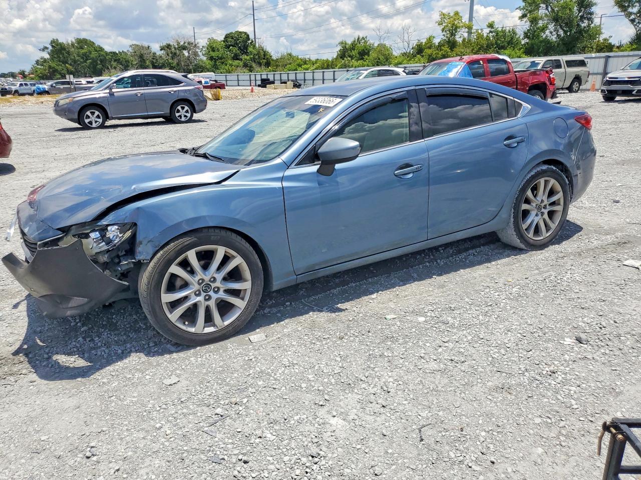 2015 Mazda 6 i Touring, VIN JM1GJ1V59F1199090 — Front end