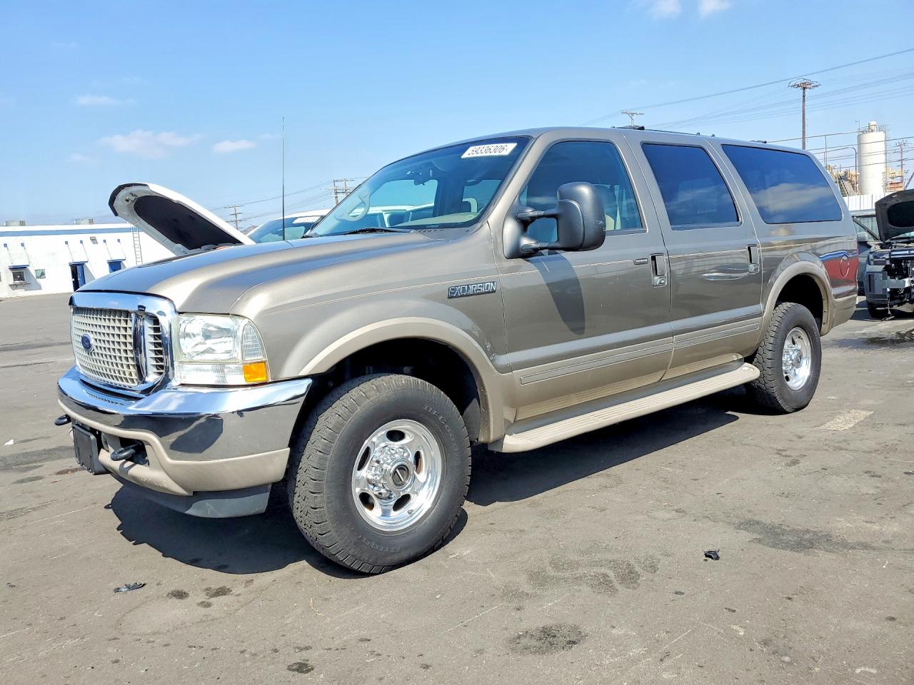 2002 Ford Excursion Limited, VIN 1FMSU43F02EA77747 — Minor dents and scratches