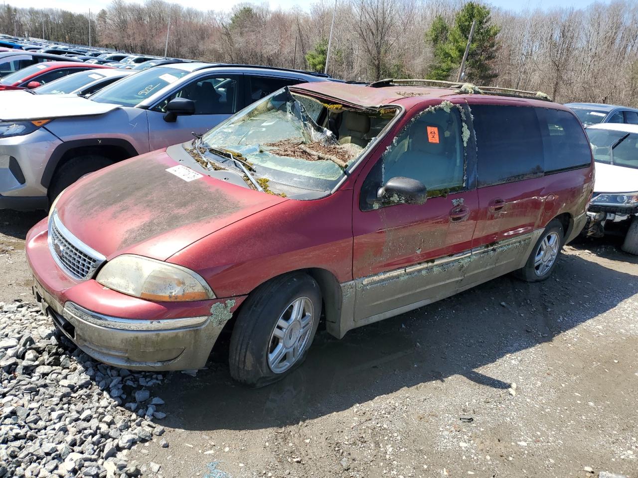 2003 Ford Windstar SEL, VIN 2FMDA534X3BA60800 — Front end