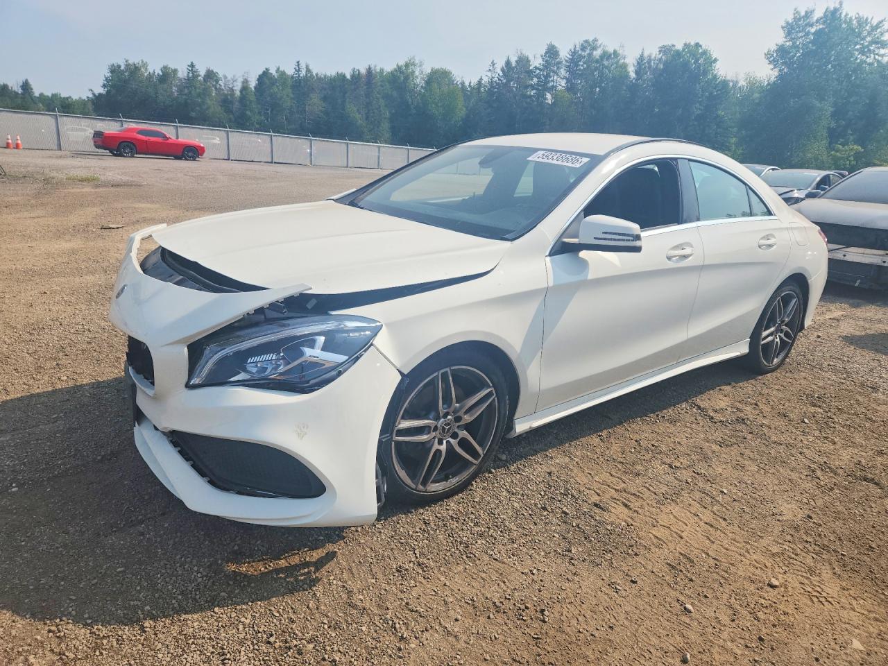 2018 Mercedes-Benz CLA 250, VIN WDDSJ4GB9JN663095 — Front end