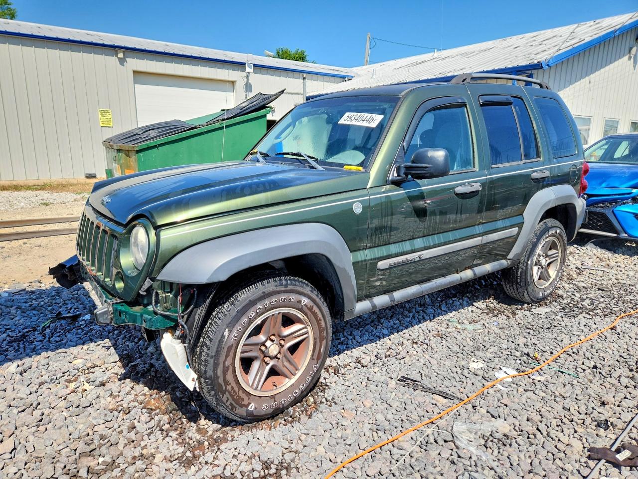 2006 Jeep Liberty Sport, VIN 1J4GL48K56W259327 — Front end
