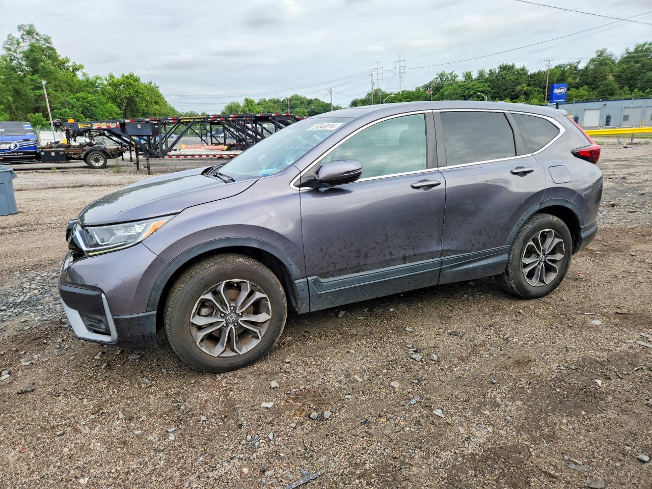 2021 Honda CR-V EX-L, VIN 5J6RW2H8XMA011254 — Вандализм