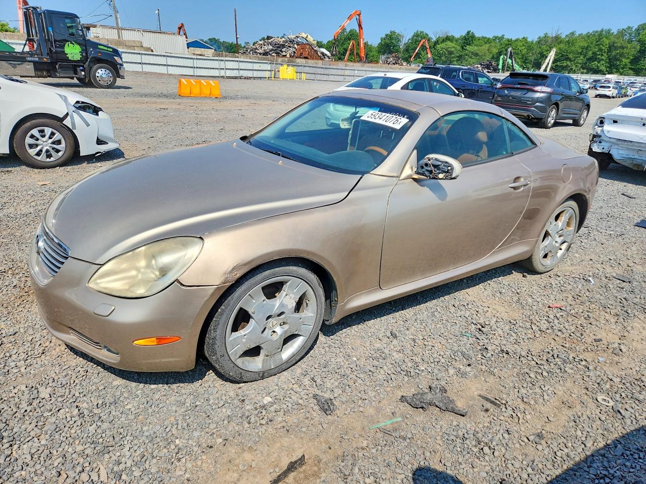 2003 Lexus SC 430, VIN JTHFN48Y330036457 — Minor dents and scratches