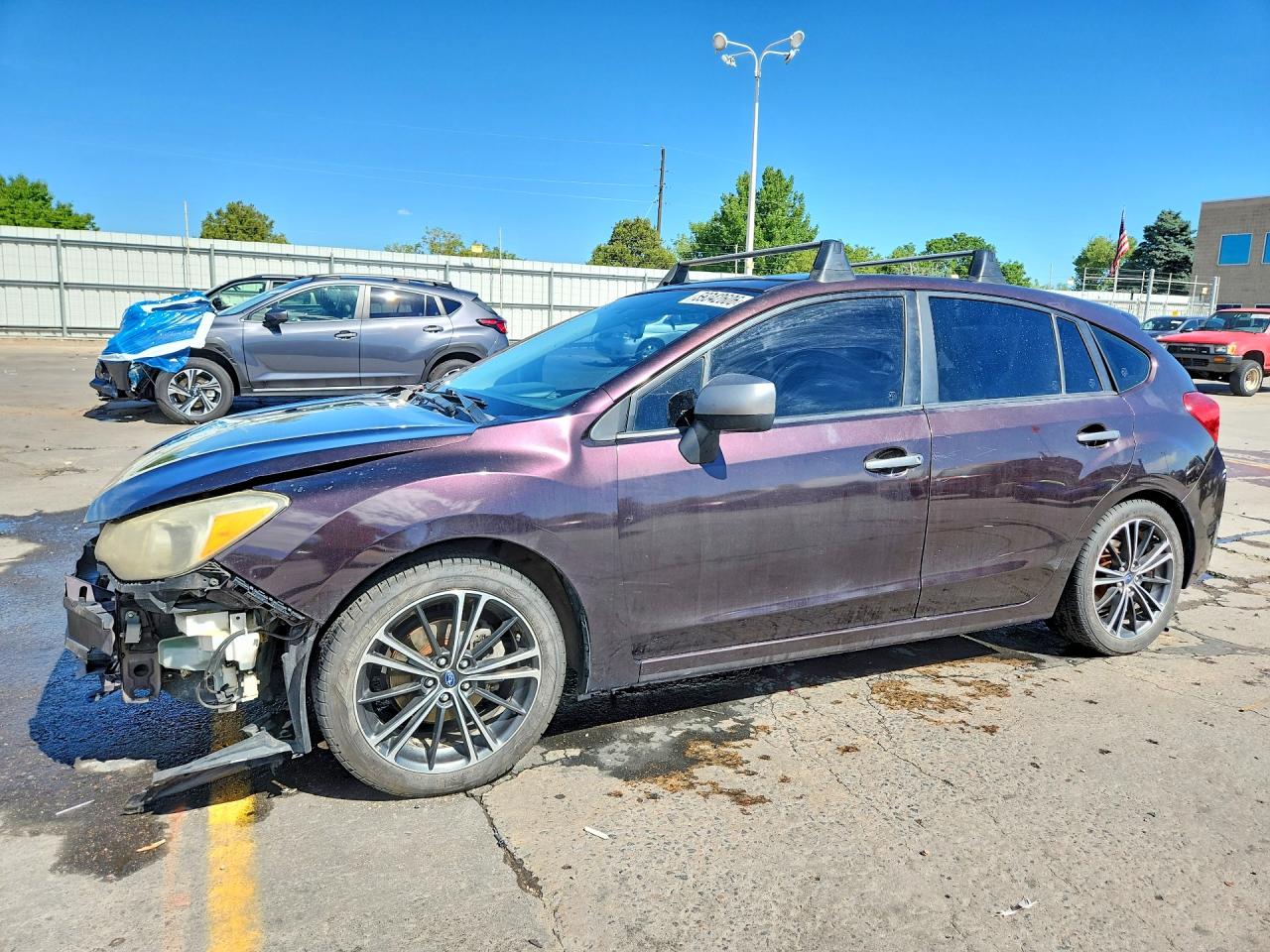 2013 Subaru Impreza Premium, VIN JF1GPAD61D2812289 — Front end