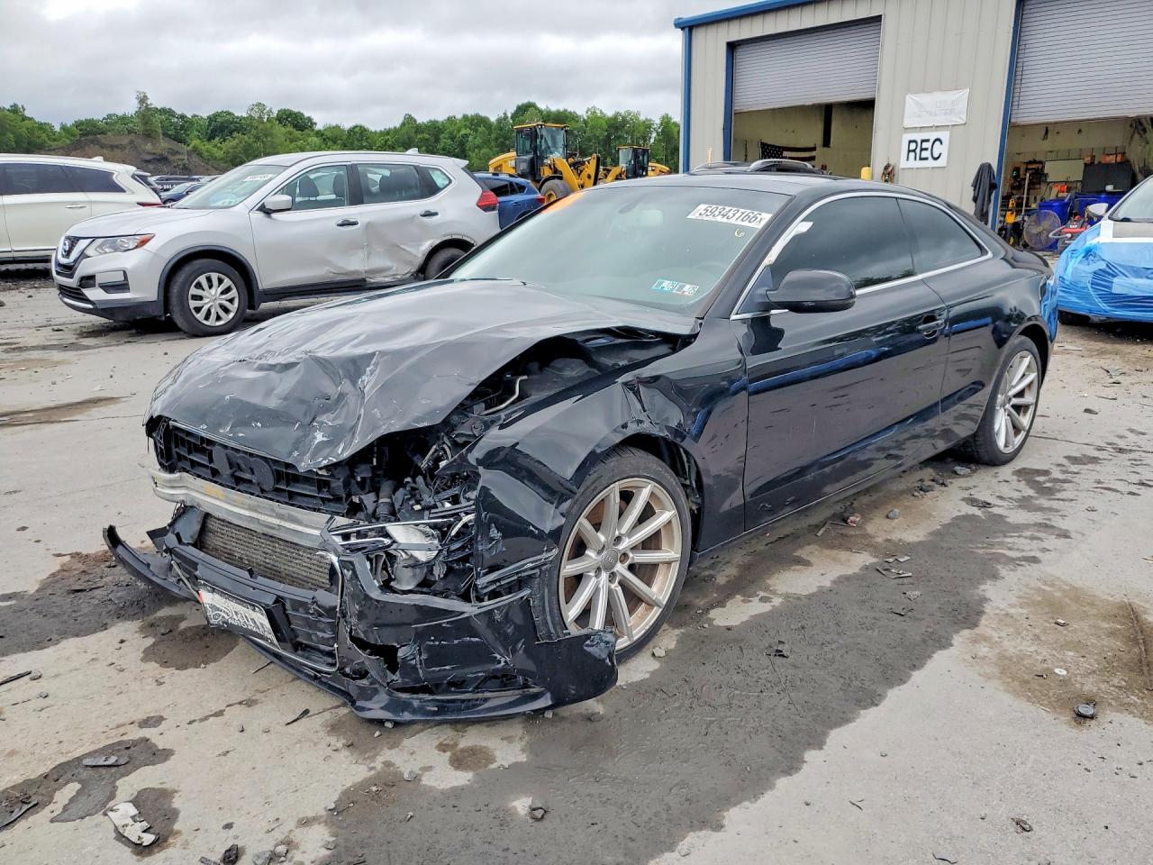 2015 Audi A5 Premium, VIN WAUCFAFRXFA046541 — Front end