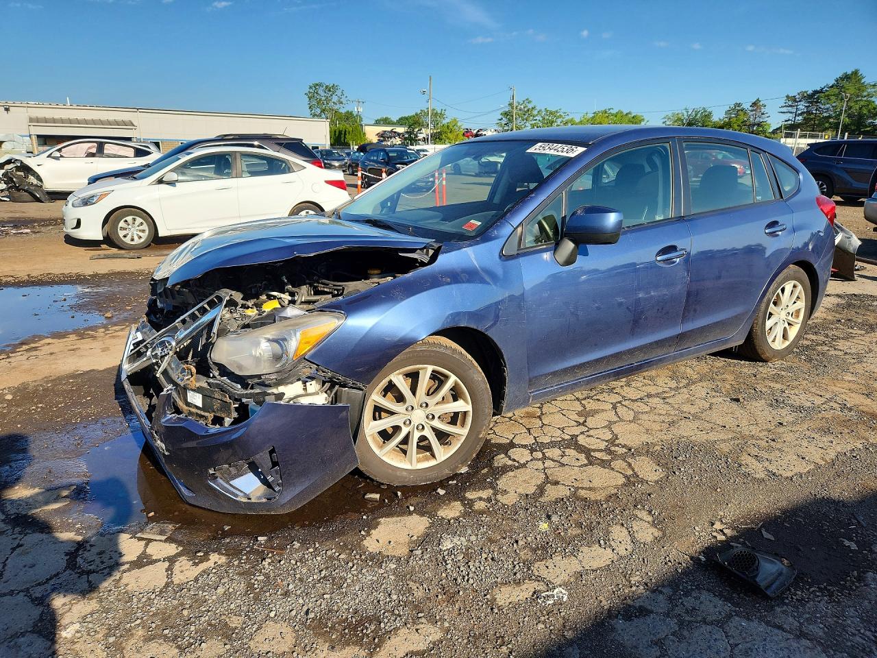 2013 Subaru Impreza Premium, VIN JF1GPAB60D2890534 — Front end