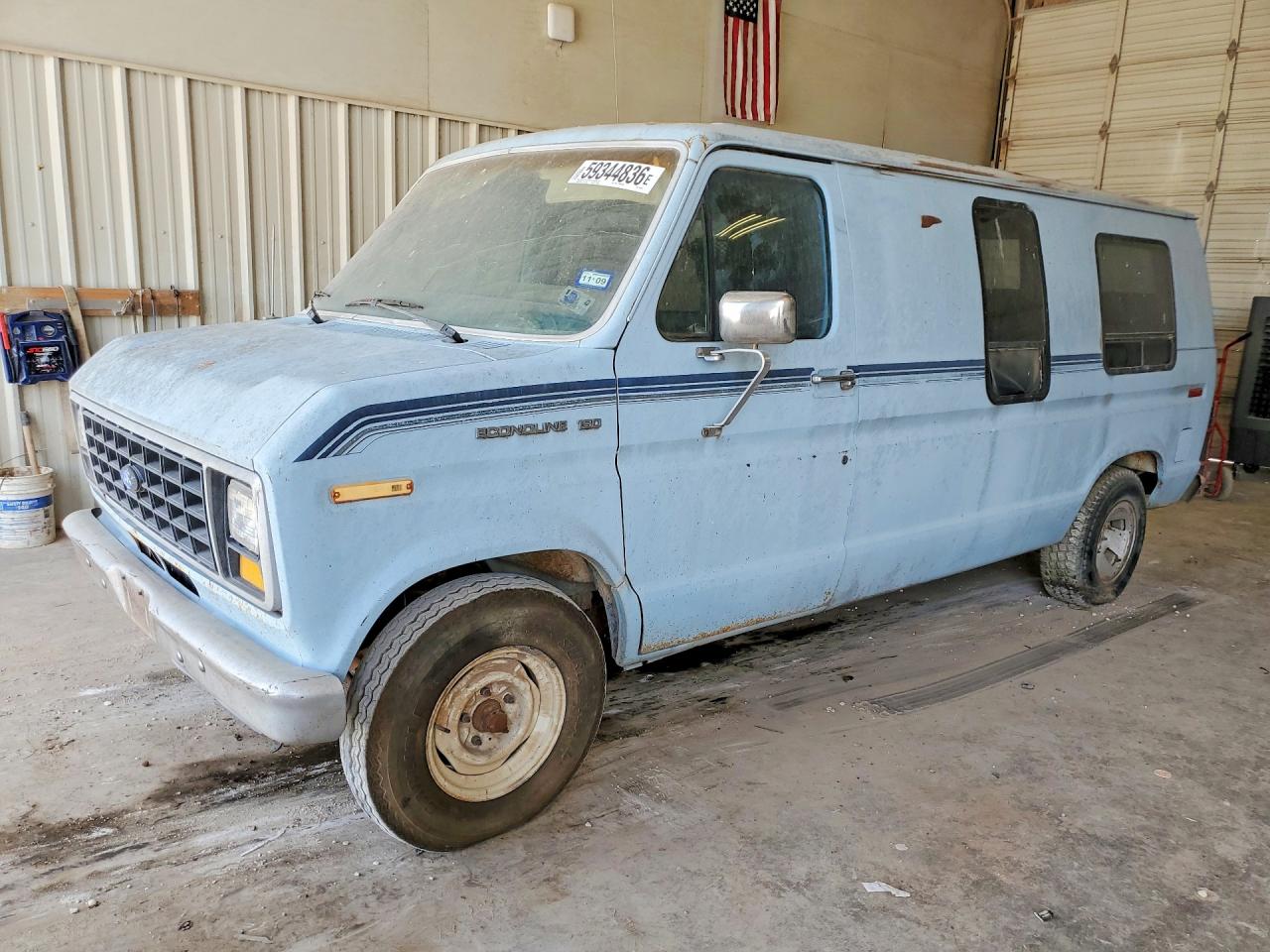 1984 Ford Econoline, VIN 1FTDE14H8EHA88927 — Hail