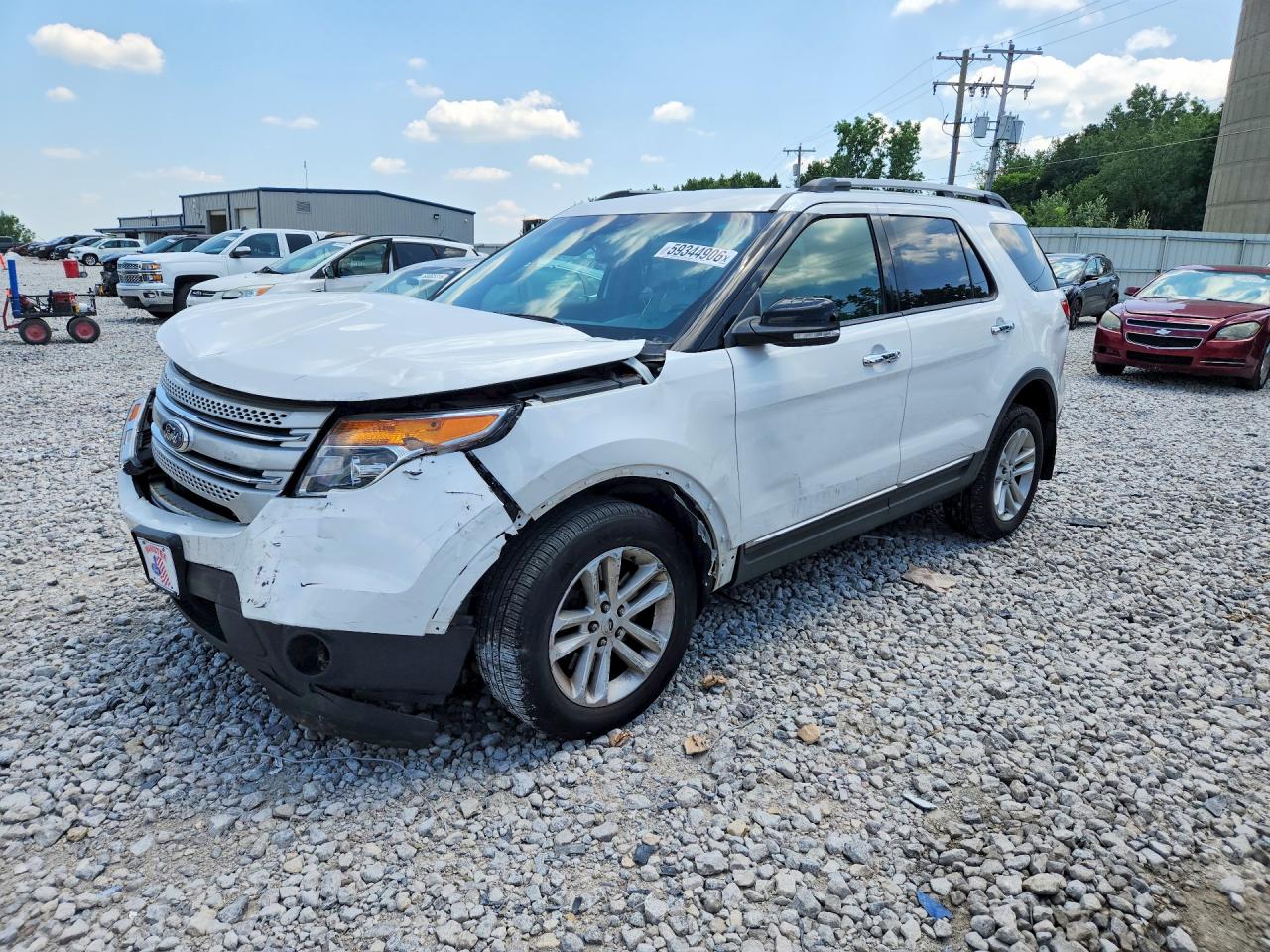 2014 Ford Explorer XLT, VIN 1FM5K8D89EGA79452 — Перед
