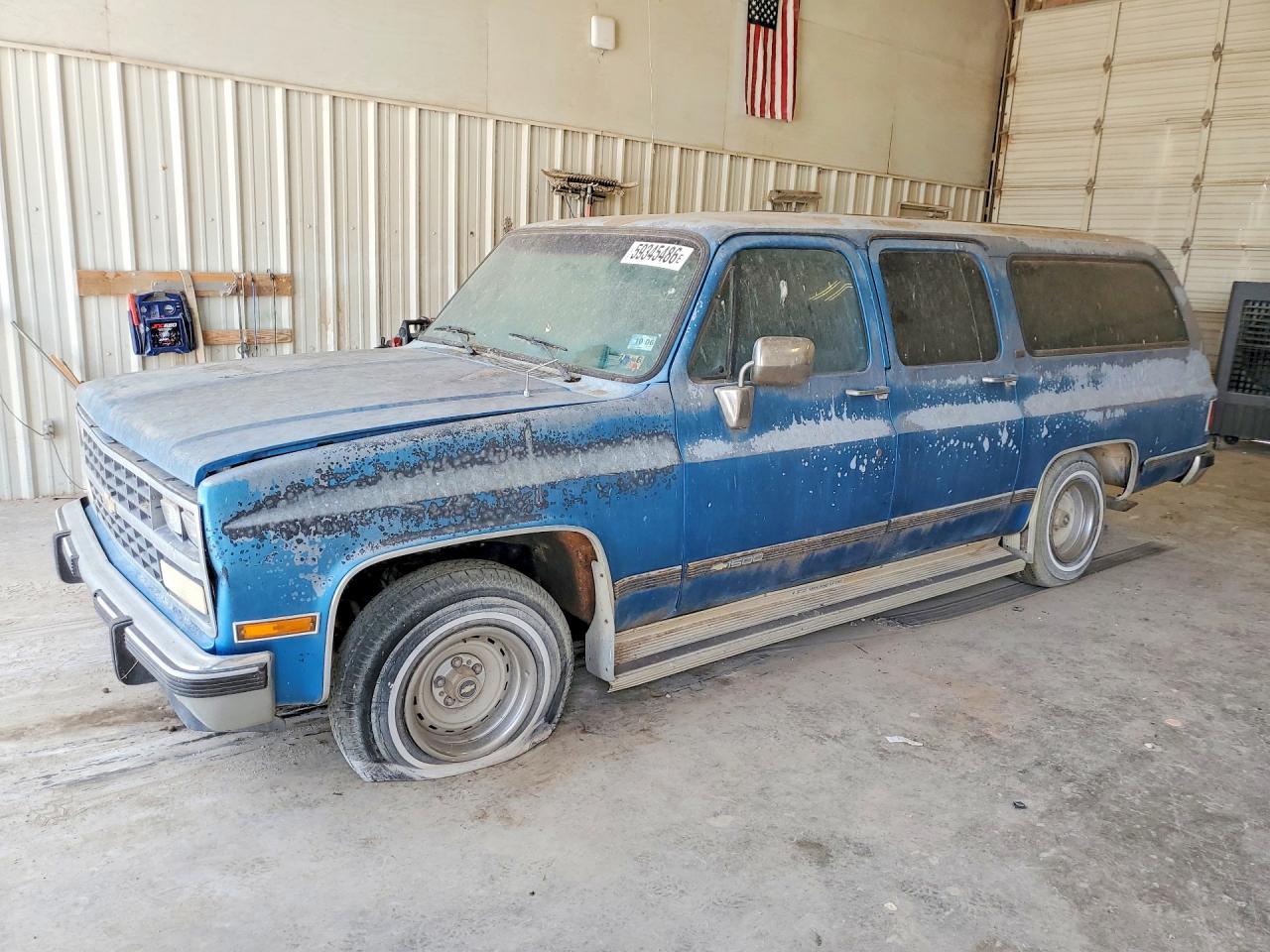 1991 Chevrolet Suburban, VIN 1GNER16KXMF151609 — Hail