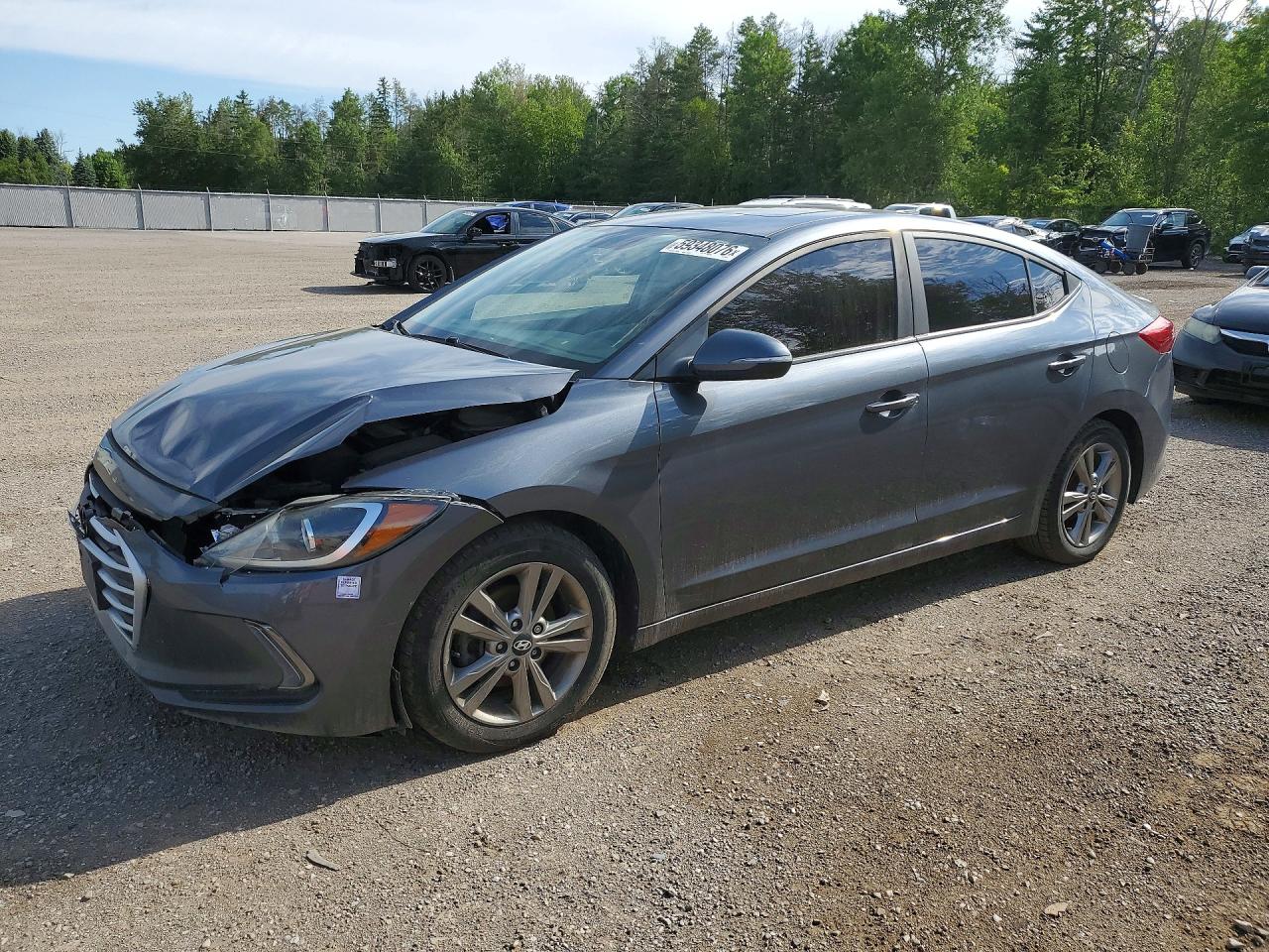 2018 Hyundai Elantra Value Edition, VIN KMHD84LF6JU699870 — Front end