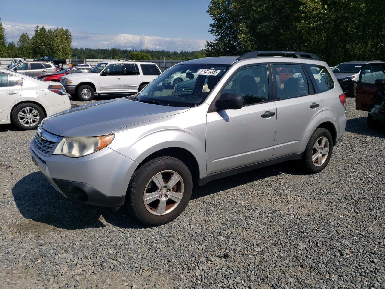 2011 Subaru Forester X, VIN JF2SHABC7BG712127 — Partial repair