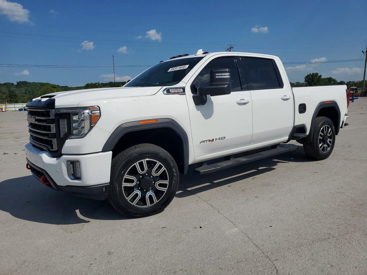 2020 GMC Sierra 2500HD AT4, VIN 1GT49PEY8LF255317 — Rear end