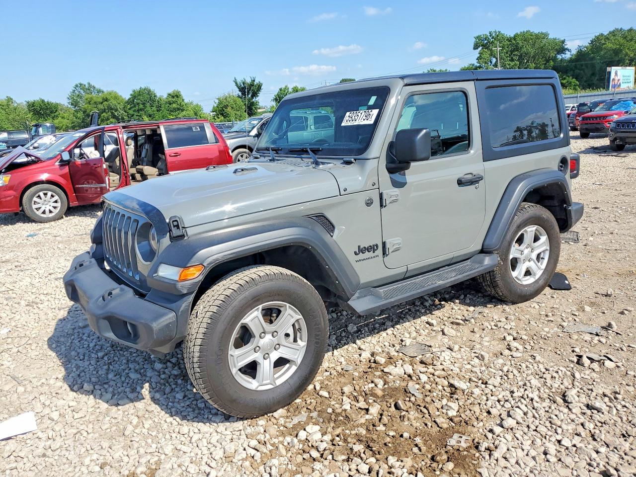 2022 Jeep Wrangler Sport S, VIN 1C4HJXAG6NW138800 — Water / flood