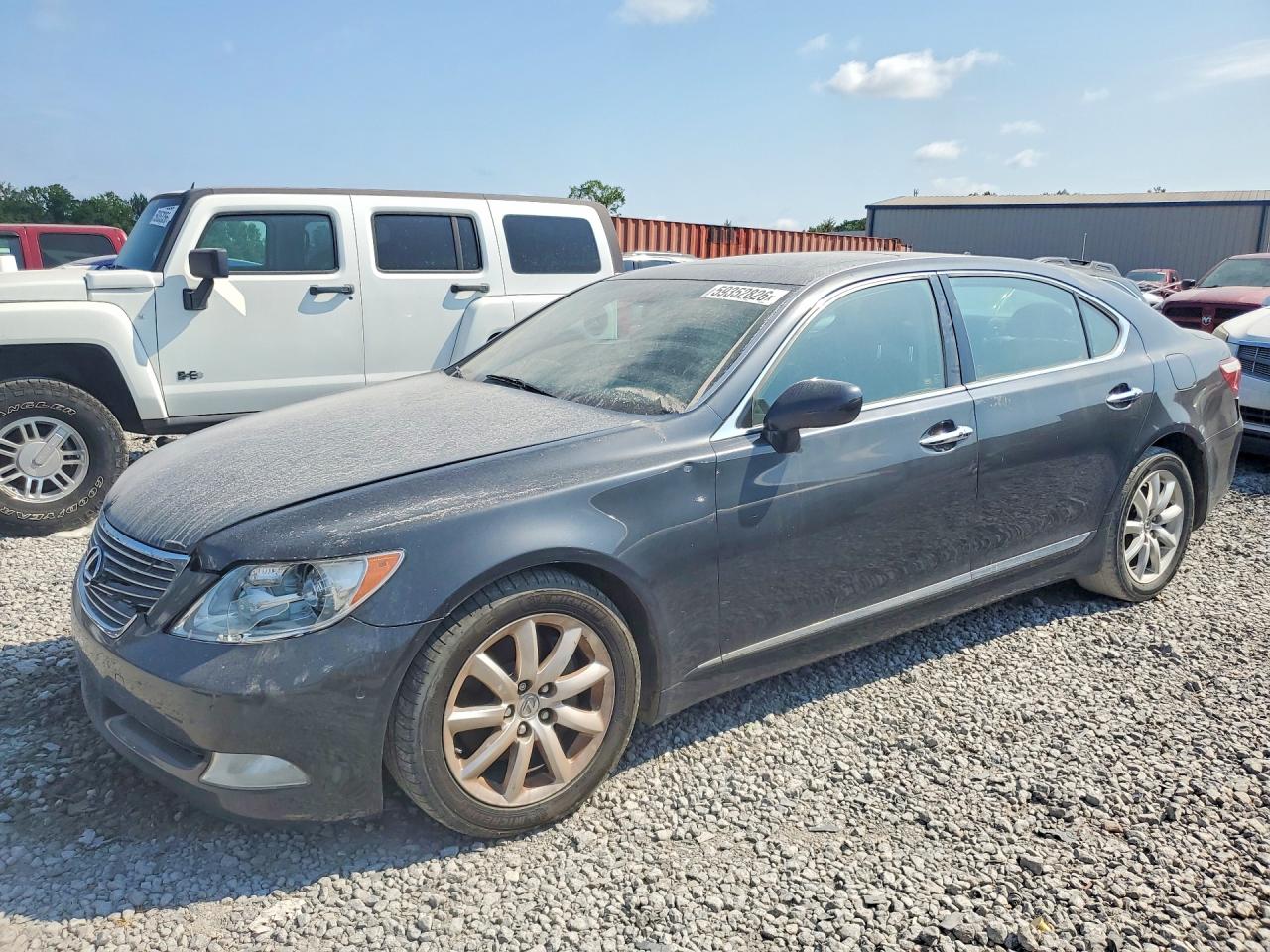 2008 Lexus LS 460 L, VIN JTHGL46F185028167 — Front end