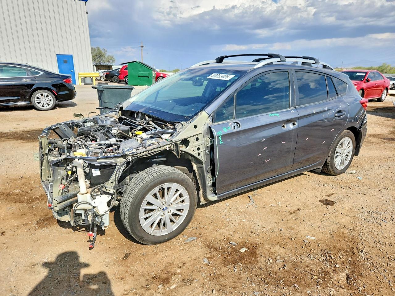 2018 Subaru Impreza Premium, VIN 4S3GTAD68J3747002 — Перед