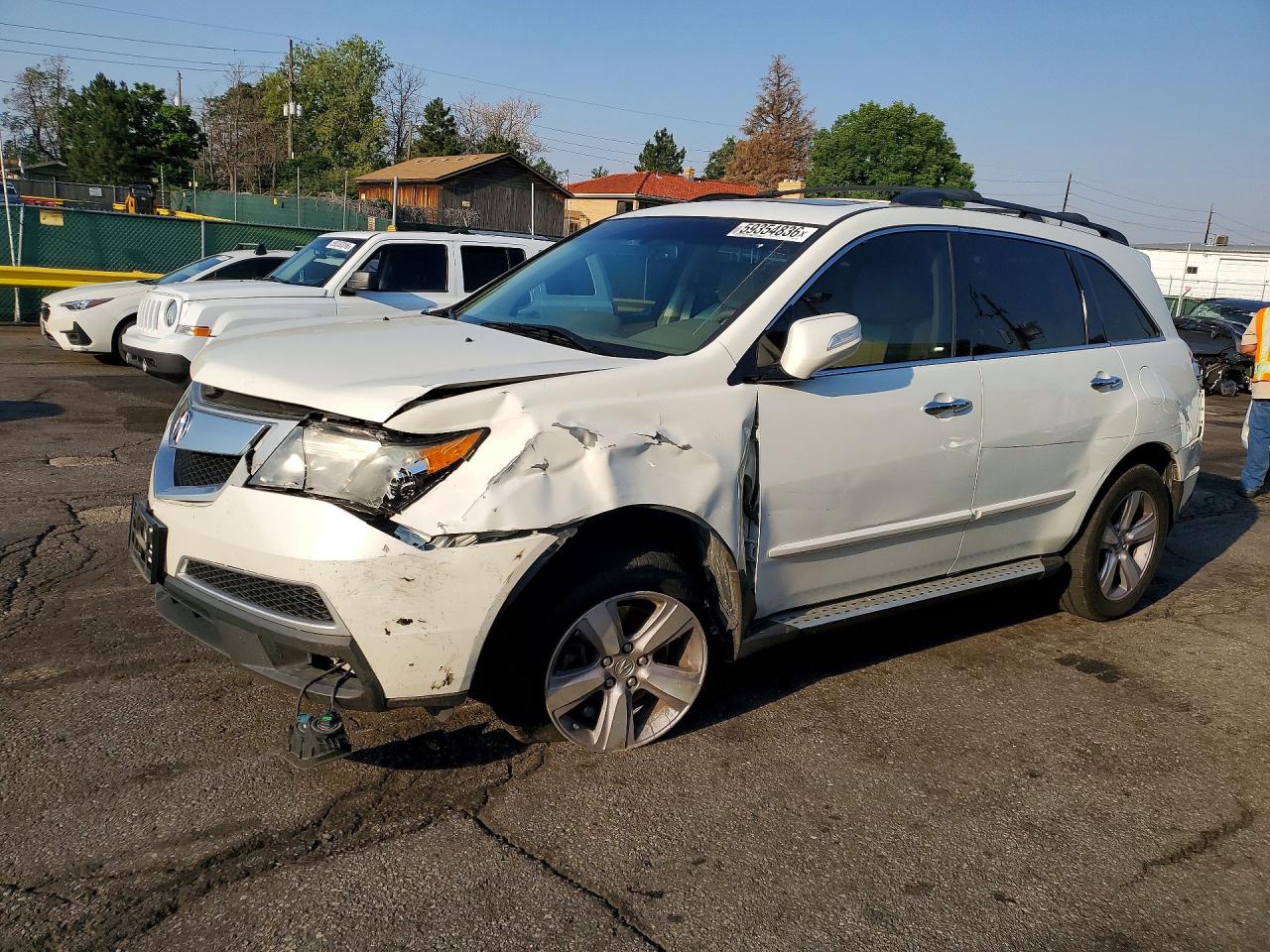 2013 Acura MDX Technology, VIN 2HNYD2H31DH516686 — Front end