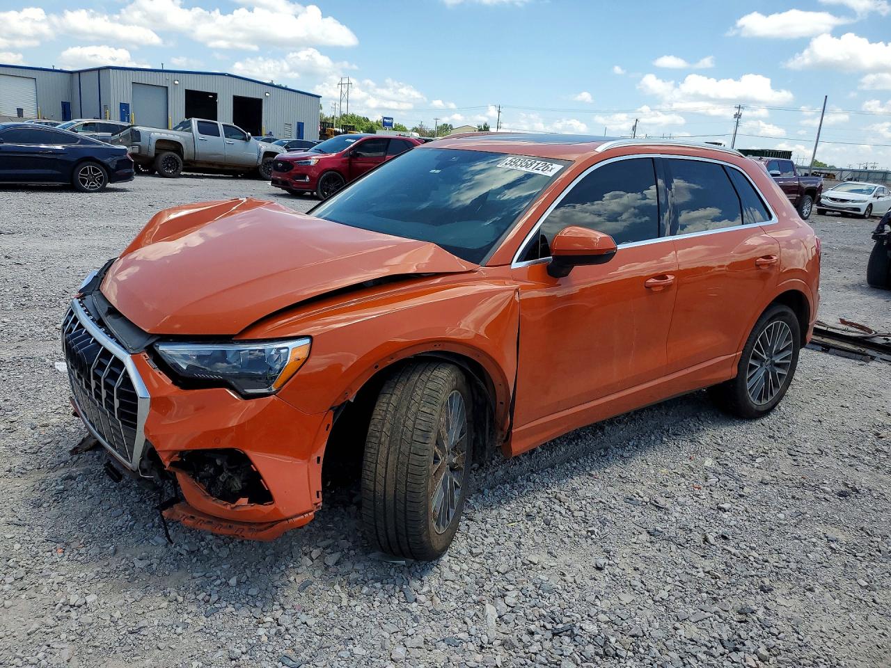 2022 Audi Q3 Premium, VIN WA1AUCF39N1041279 — Rollover