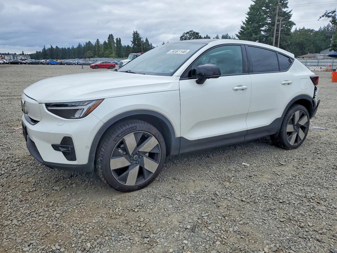 2023 Volvo C40 Ultimate, VIN YV4ED3GM7P2058526 — Rear end