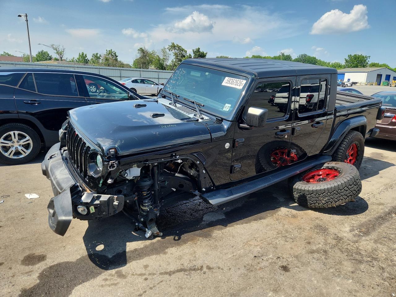 2022 Jeep Gladiator High Altitude, VIN 1C6HJTFG2NL160321 — Бок