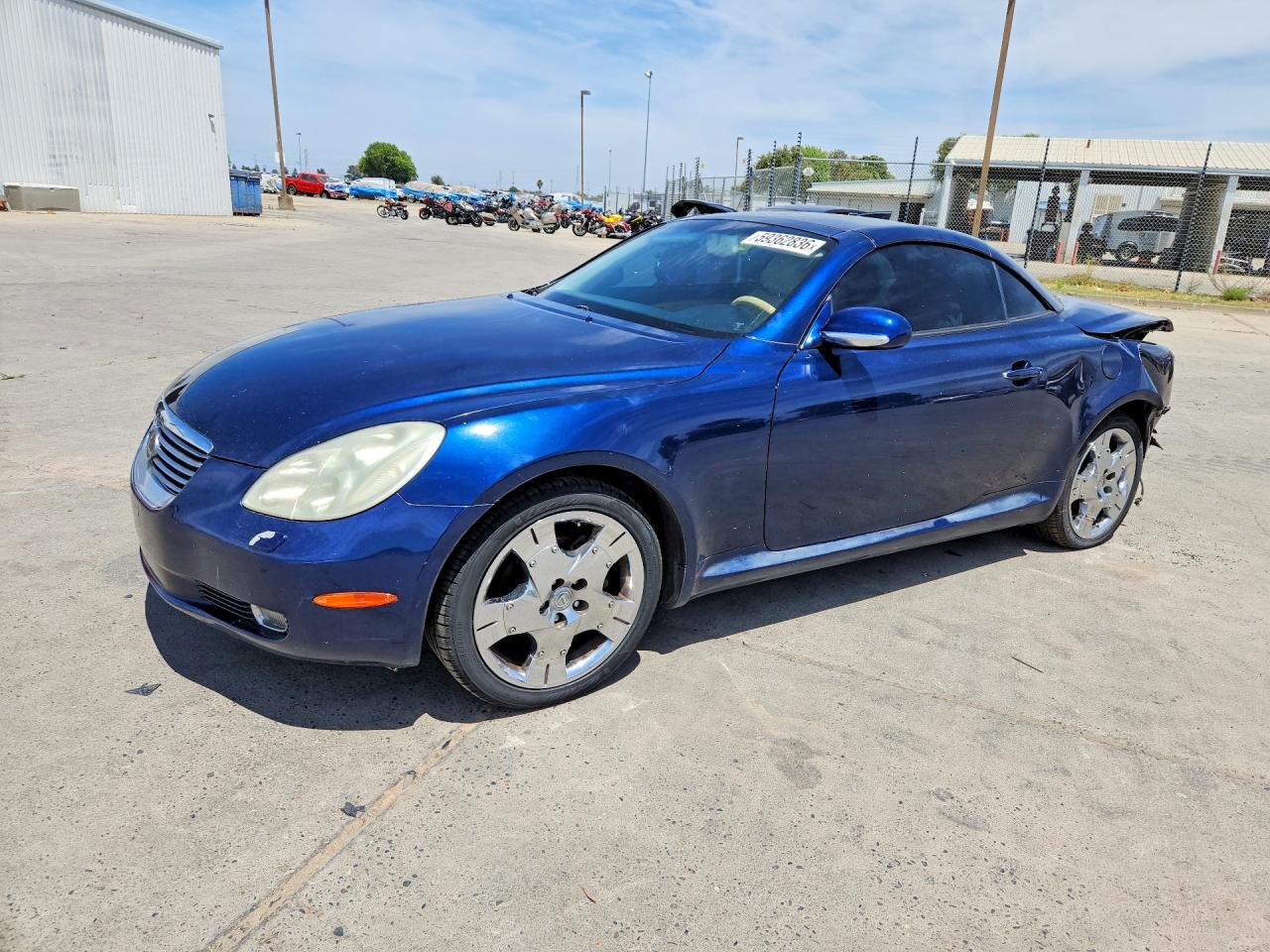2002 Lexus SC 430, VIN JTHFN48Y220002542 — Rear end