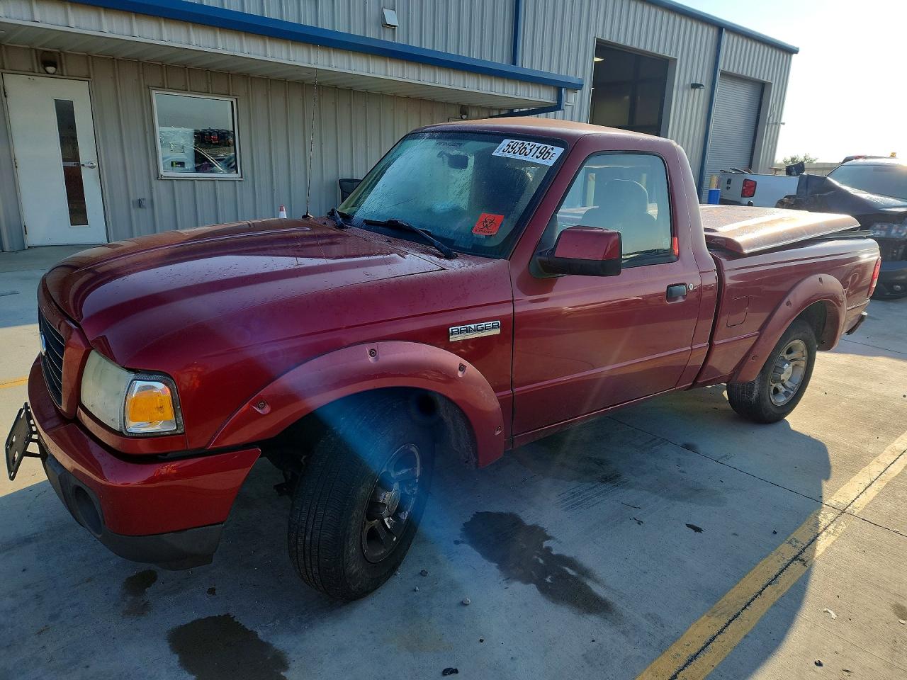 2008 Ford Ranger XL, VIN 1FTYR10U38PA78678 — Бок