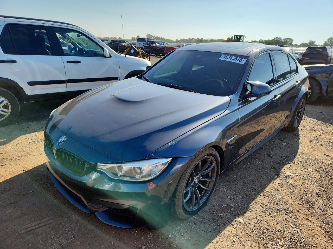 2015 BMW M3, VIN WBS3C9C50FP803481 — Град