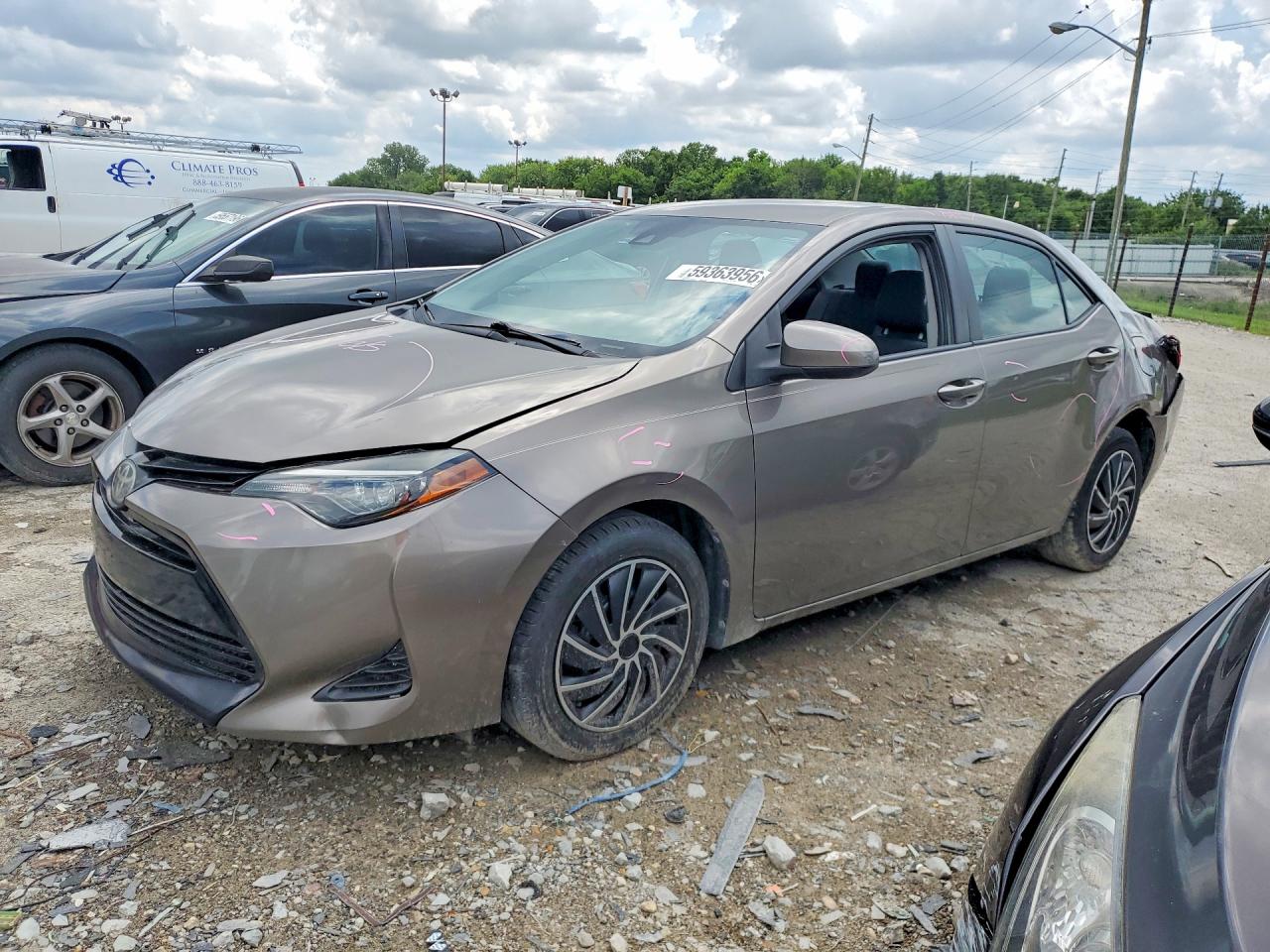 2019 Toyota Corolla LE, VIN 2T1BURHE4KC178617 — Rear end