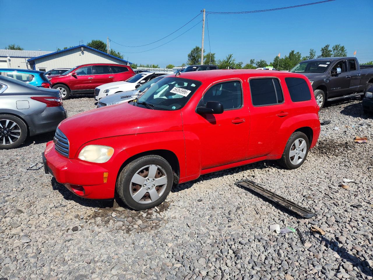 2010 Chevrolet HHR LS, VIN 3GNBAADB9AS539063 — Front end