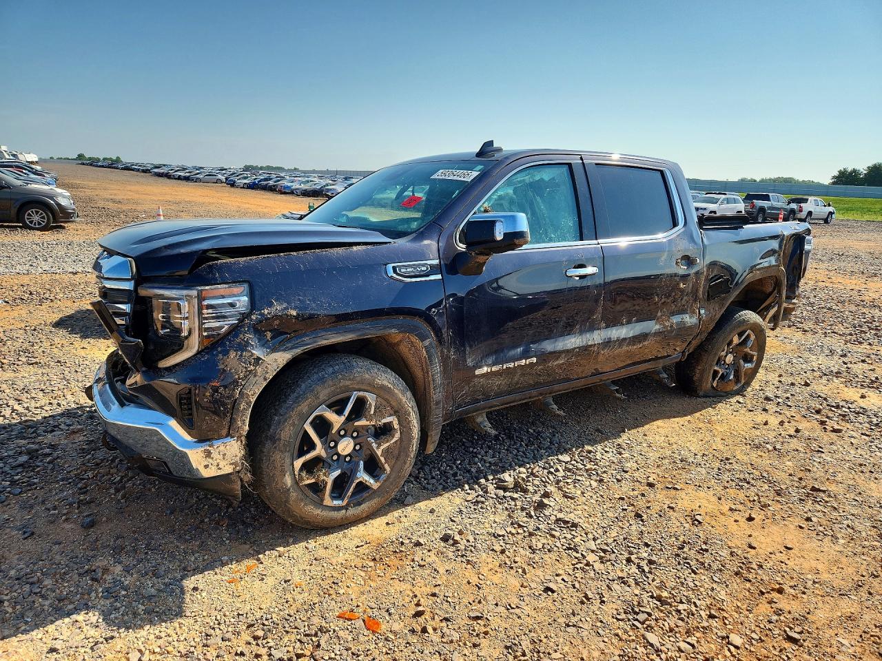 2023 GMC Sierra 1500 SLT, VIN 3GTUUDED2PG264061 — Front end
