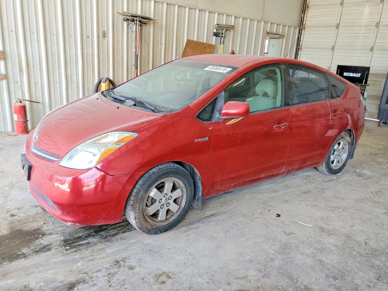 2008 Toyota Prius Touring, VIN JTDKB20U287789157 — Hail