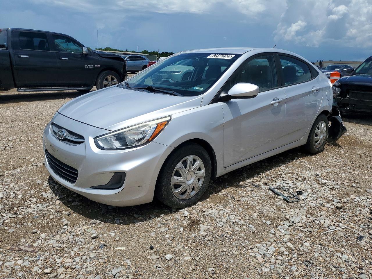 2017 Hyundai Accent SE, VIN KMHCT4AE0HU249596 — Auction photo 1 of 14
