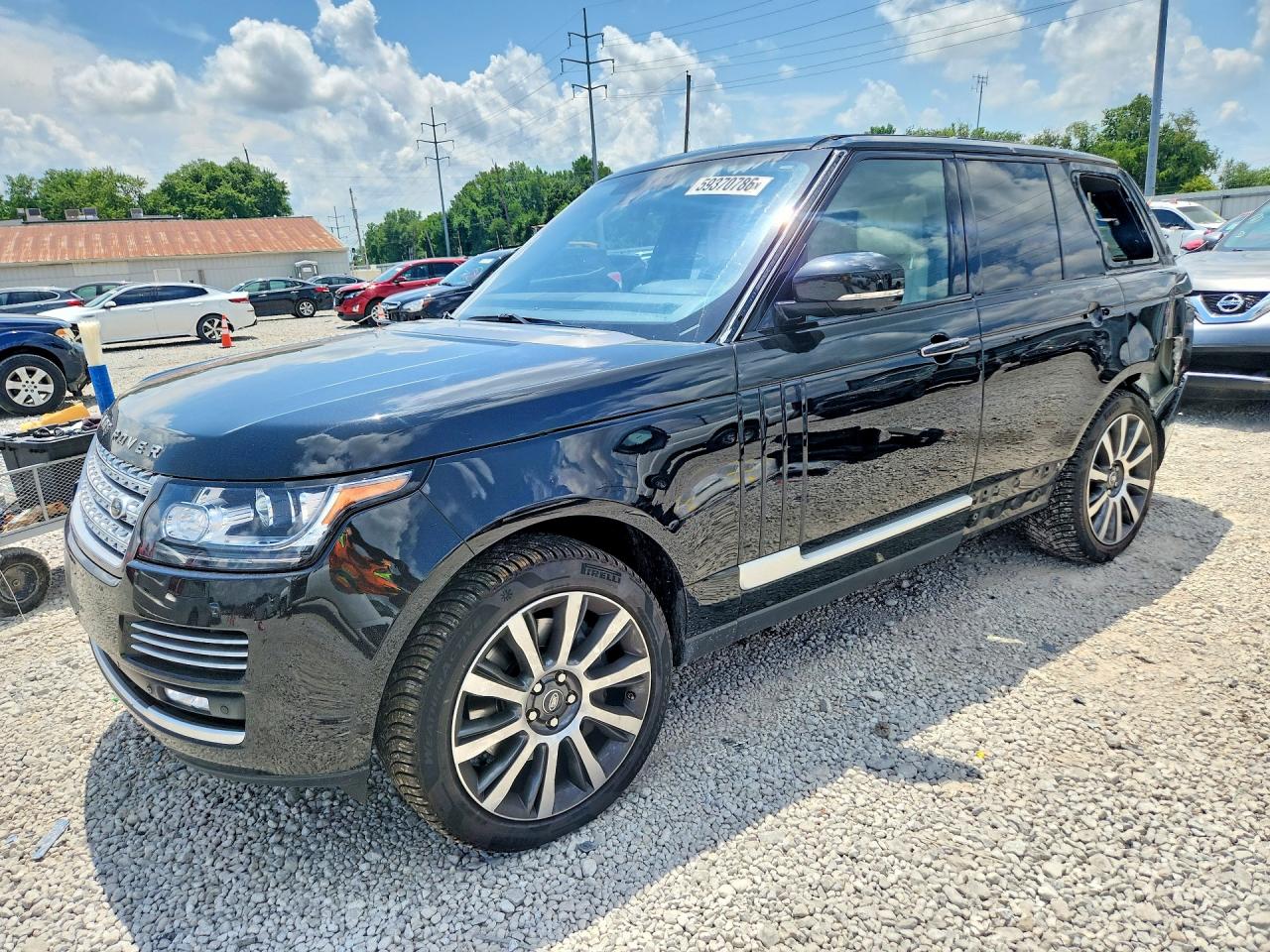 2014 Land Rover Range Rover Supercharged Autobiography, VIN SALGV2EF6EA142484 — Rear end
