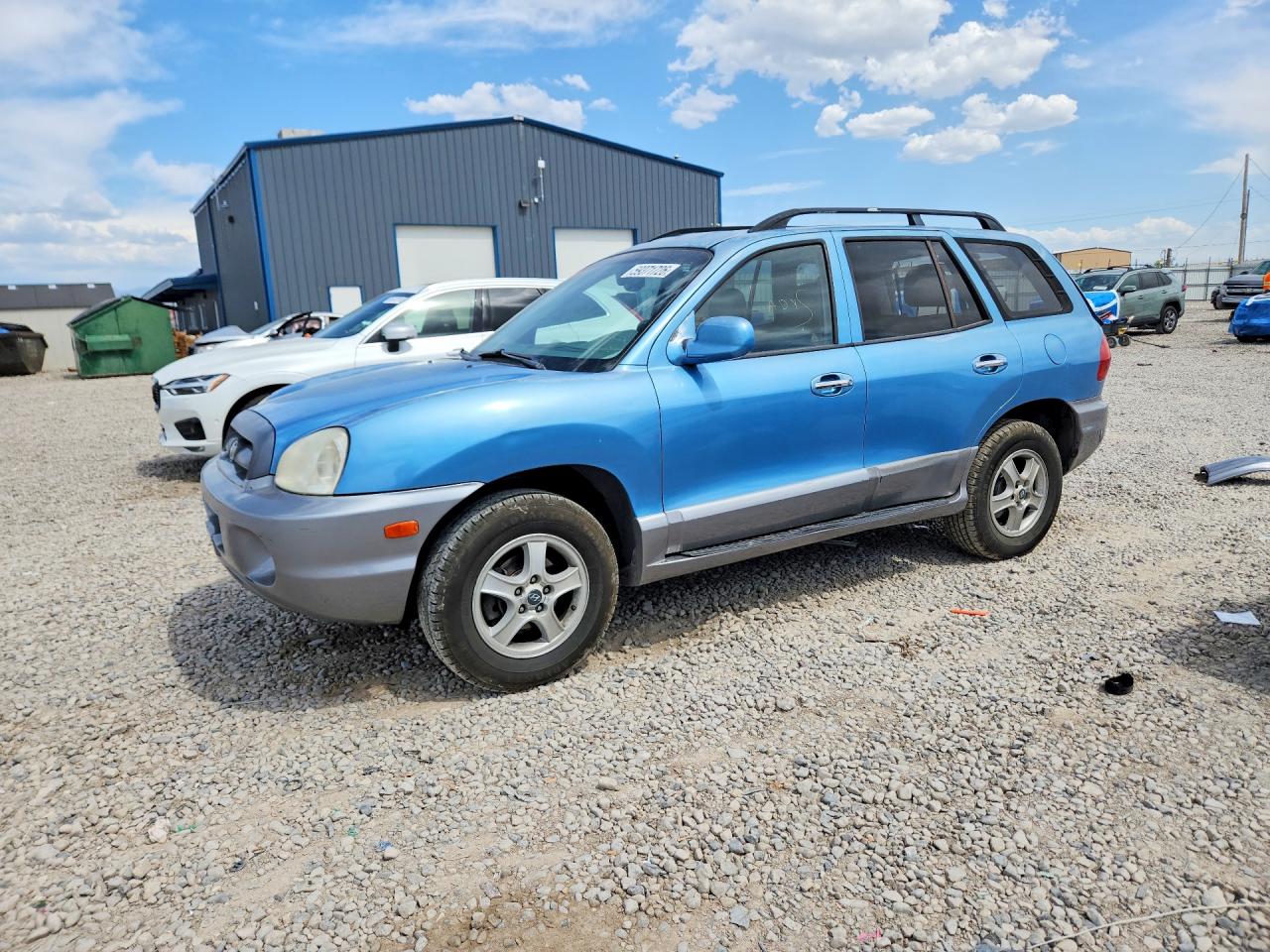 2004 Hyundai Santa Fe GLS, VIN KM8SC73E44U595929 — Rear end