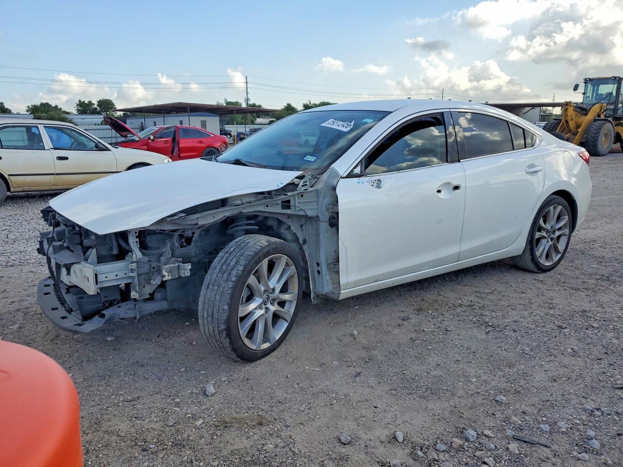 2014 Mazda 6 i Touring, VIN JM1GJ1T65E1135641 — Front end
