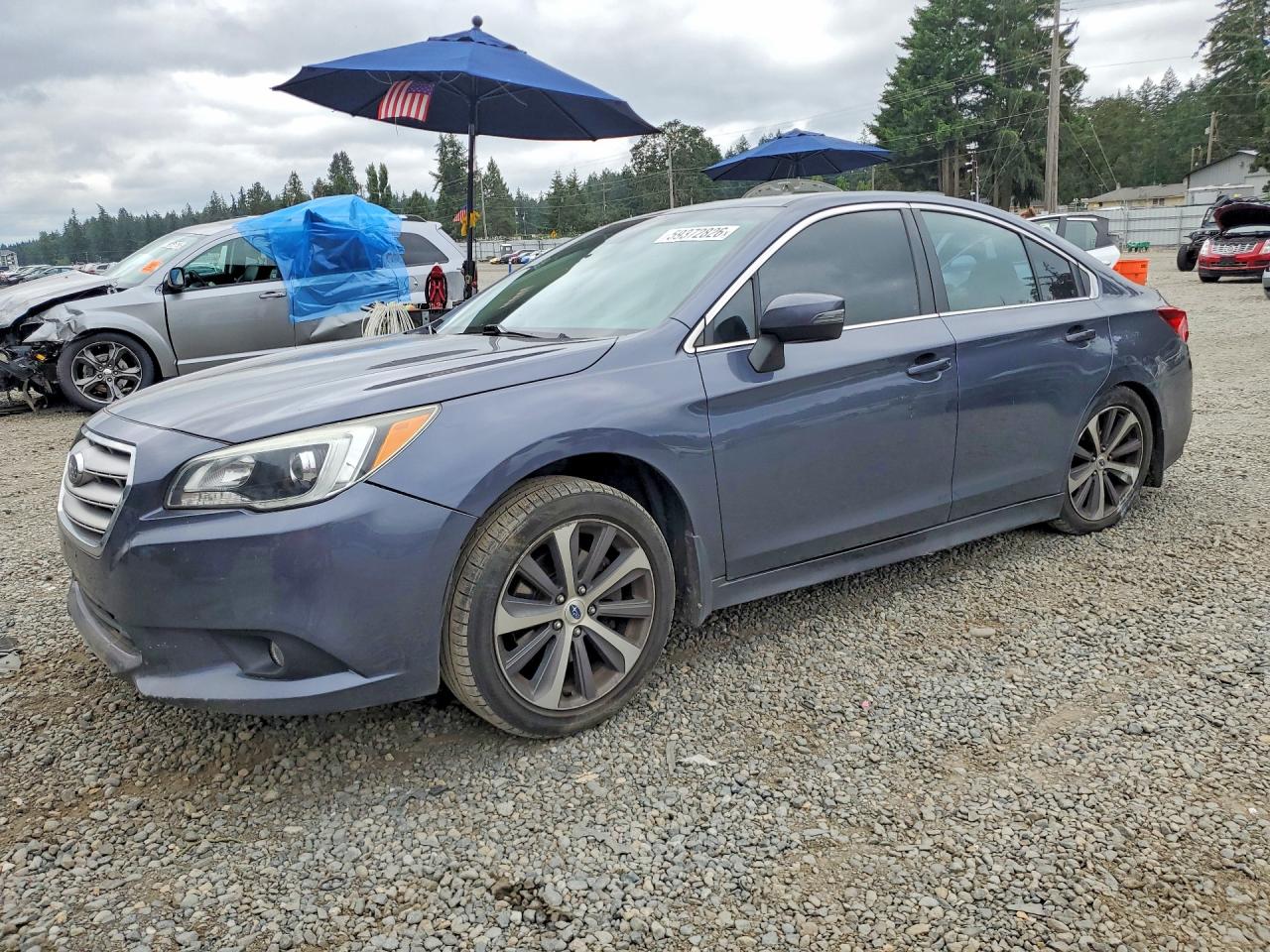 2016 Subaru Legacy Limited, VIN 4S3BNEN62G3056258 — Undercarriage