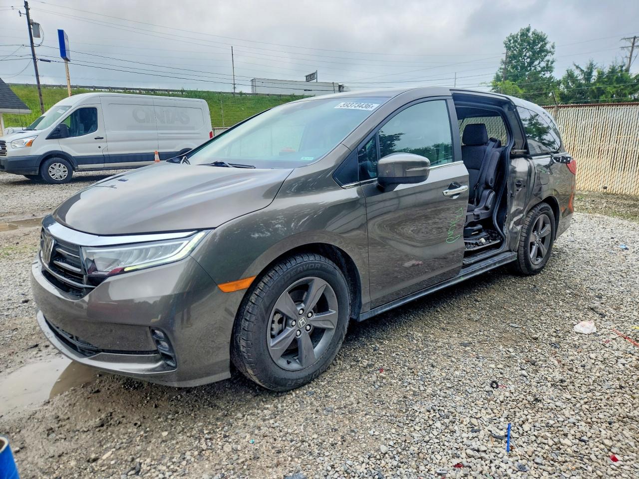 2023 Honda Odyssey EX, VIN 5FNRL6H55PB041222 — Side